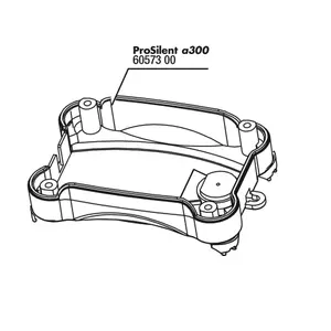 Gehäuse mit Füßen JBL ProSilent a300 (x4) image-0