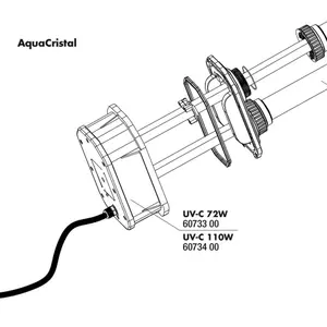 Stérilisator elektrische Einheit JBL AquaCristal UV-C