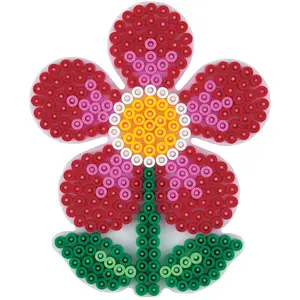 Creative activities pot of 4000 beads with 3 plates Jbm Hama image-1