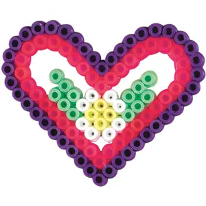 Creative activities pot of 4000 beads with 3 plates Jbm Hama image-2