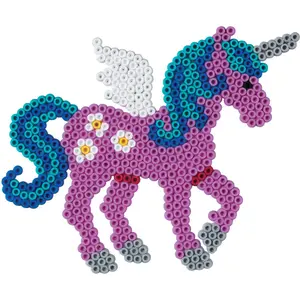Creative activities of 4000 beads with 2 horse plates Jbm Hama image-0
