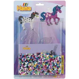 Creative activities kit gm unicorn plate hama Jbm image-0