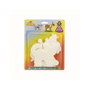 Princess horse and cat plaque Jbm Hama 3 image-0