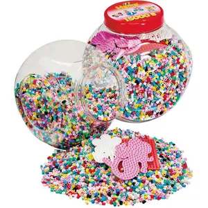 Creative activities 15000 piece jar with 3 plates Jbm Hama image-1