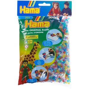 Bag of 3000 pieces creative activities mix glitter Jbm Hama image-0