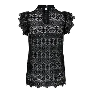 Blusa de encaje para mujer JDY JRS Blond image-4