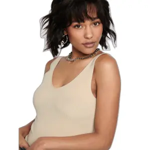 Camiseta de tirantes de punto para mujer JDY Nanna image-4