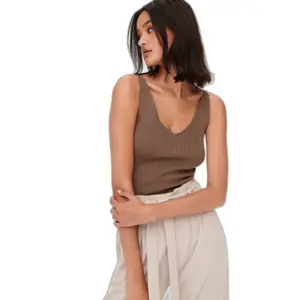 Camiseta de tirantes de punto para mujer JDY Nanna image-4