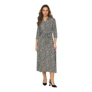 Vestido midi tejido de mujer 3/4 JDY Staar Life image-1