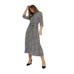 Vestido midi tejido de mujer 3/4 JDY Staar Life image-3