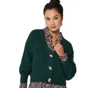 Cardigan court maille manches longues femme JDY Justy image-3