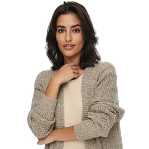 Langærmet strikket cardigan til kvinder JDY Miggy Megan image-5