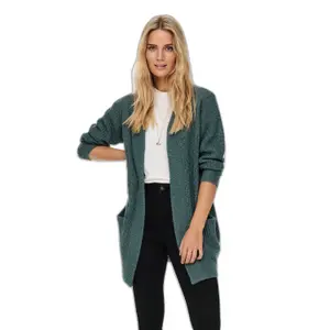 Langærmet strikket cardigan til kvinder JDY Miggy Megan image-1