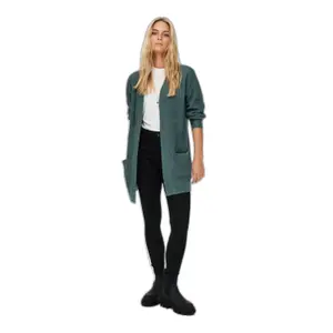 Langærmet strikket cardigan til kvinder JDY Miggy Megan image-3