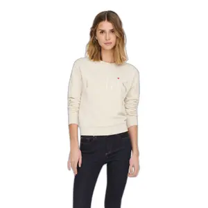Broderet sweatshirt til kvinder JDY JRS Paris image-1