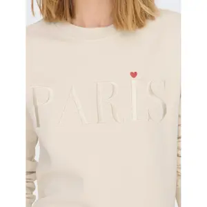 Broderet sweatshirt til kvinder JDY JRS Paris image-5