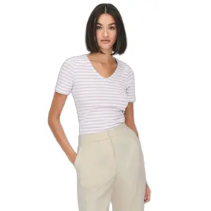 Camiseta de mujer JDY JRS Fransiska Stripe image-3