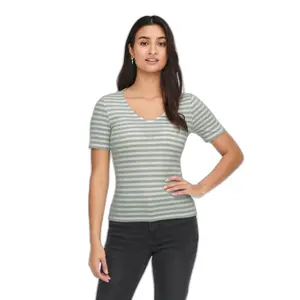 T-shirt til kvinder JDY JRS Fransiska Stripe image-1