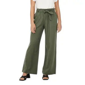 Pantalón con cinturilla de lino JDY Say image-2