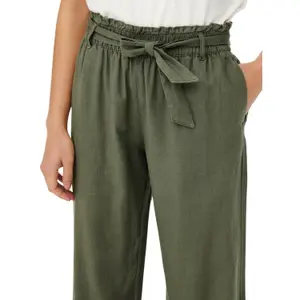 Pantalón con cinturilla de lino JDY Say image-4