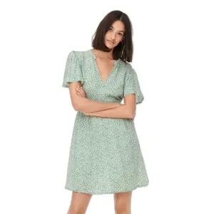 Vestido tejido de mujer con cuello de pico JDY Staar Life image-1