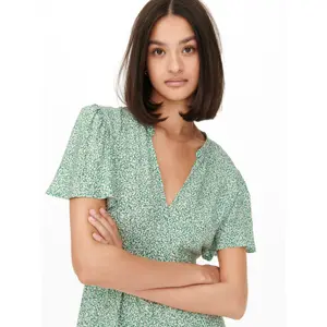 Vestido tejido de mujer con cuello de pico JDY Staar Life image-4