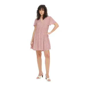 Vestido tejido de mujer con cuello de pico JDY Staar Life image-2