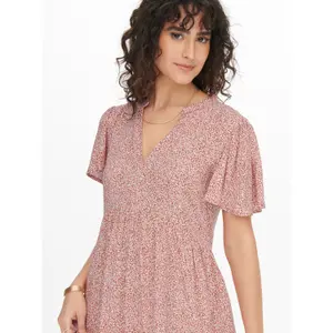 Vestido tejido de mujer con cuello de pico JDY Staar Life image-4