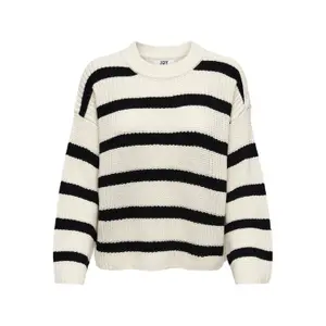 Strikket trøje til kvinder JDY Justy Stripe image-0