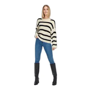 Strikket trøje til kvinder JDY Justy Stripe image-1