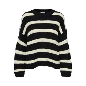 Strikket trøje til kvinder JDY Justy Stripe image-0