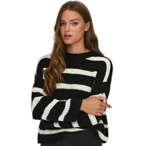 Strikket trøje til kvinder JDY Justy Stripe image-3