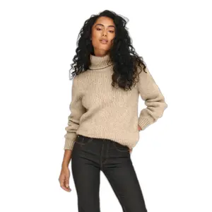 Jersey de punto de cuello alto para mujer JDY Dinea image-2