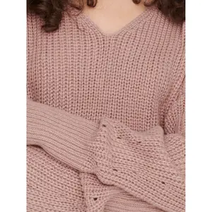 Jersey de mujer con cuello de pico JDY Justy image-5