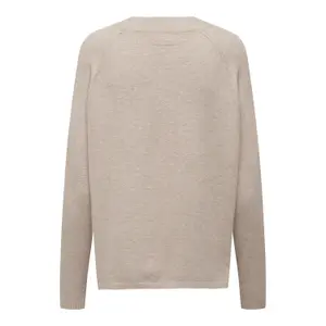 Jersey de encaje con cuello redondo para mujer JDY Marco image-4