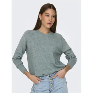 Jersey de encaje con cuello redondo para mujer JDY Marco image-1