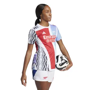 Camiseta de prematch para mujer Arsenal 2024/25 image-4