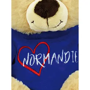 Plüschtier Jemini Ours Message Normandie image-1