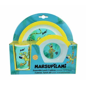 Children's crockery set Jemini Marsupilami assiette, bol, verre image-1