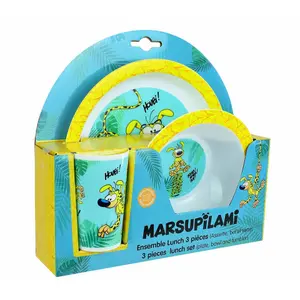 Children's crockery set Jemini Marsupilami assiette, bol, verre image-2