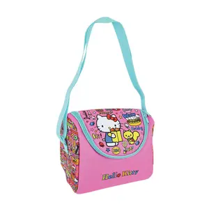 Isothermal shoulder lunch bag for girls Jemini Hello Kitty image-0