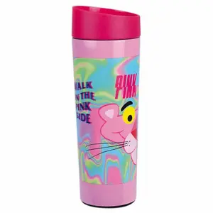 Children's stainless steel thermos Jemini Panthère Rose image-2