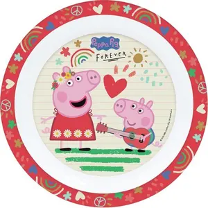 Set vaisselle assiette, bol, verre enfant Fun House Peppa Pig image-1