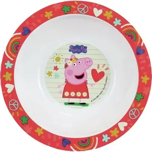 Set vaisselle assiette, bol, verre enfant Fun House Peppa Pig image-0