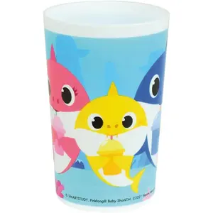 Vajilla infantil de vaso, cuenco, cubiertos y petaca Jemini Baby Shark image-3