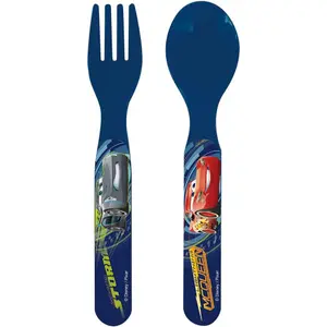Kinderservies met glazen kalebas en beker Jemini Disney Cars image-1