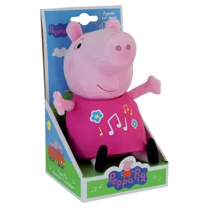 Musical and luminous plush Jemini Peppa Pig image-0