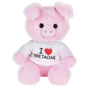 Plush Jemini Cochon Message Bretagne image-0