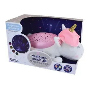 Musical nightlight plush Jemini Licorne image-1