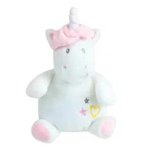 Unicorn plush hot water bottle Jemini image-0